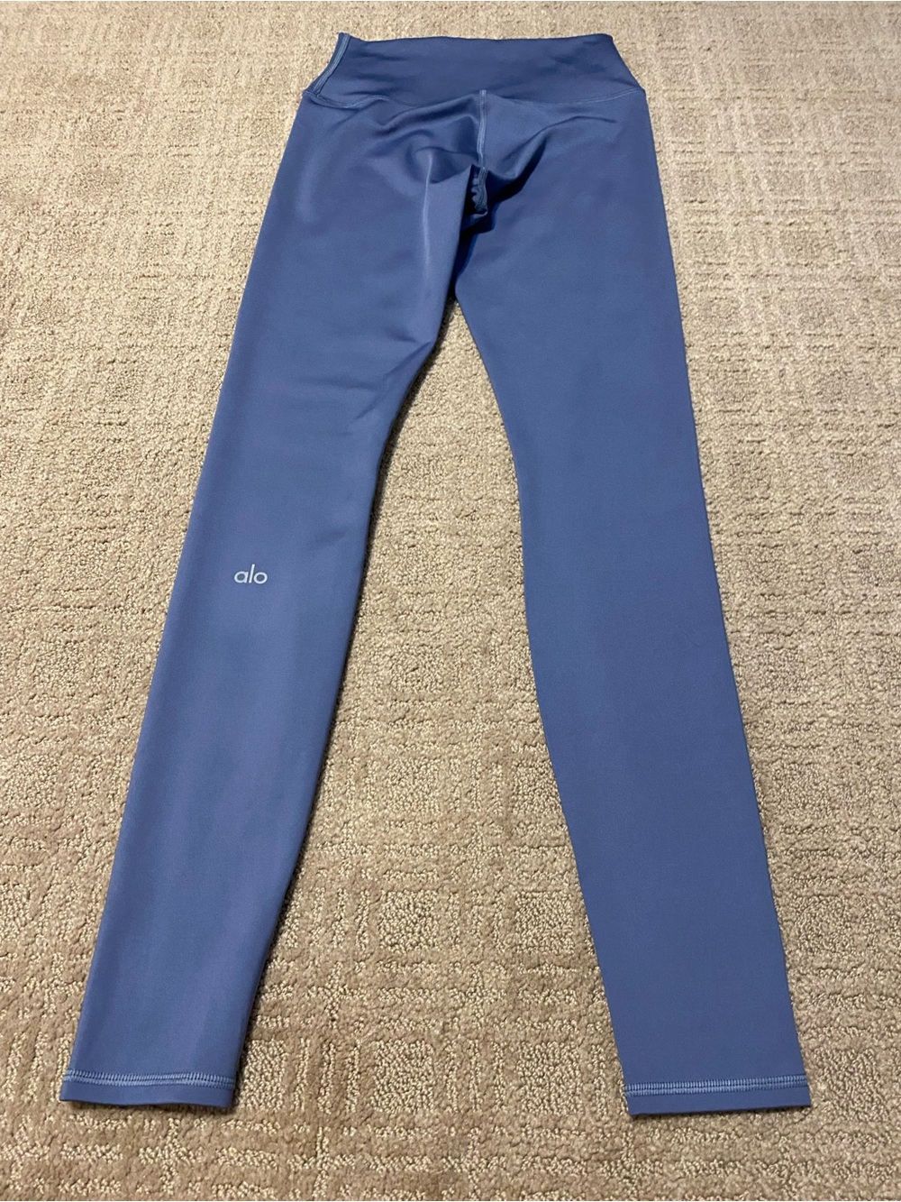 {Alo Yoga} High-Waist Airlift Leggings | Lilac Blue ~ Size Small